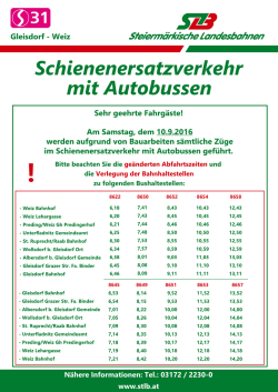 Info-Plakat der STLB