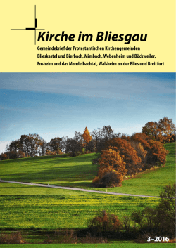 druckfrisch - Evangelische Kirche der Pfalz