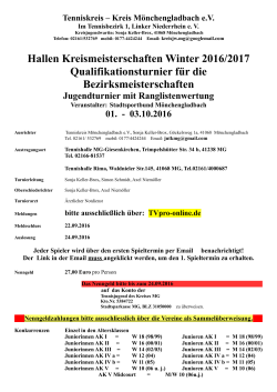 Hallen-Kreismeisterschaften 1998 - TVPro