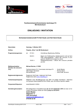 einladung / invitation - Modellfluggruppe Breitenbach