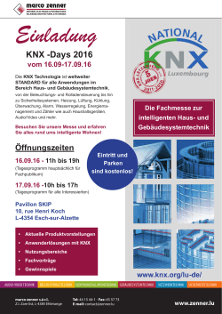 KNX days 2016.indd