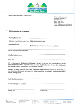 Stadtwerke Mühlhausen