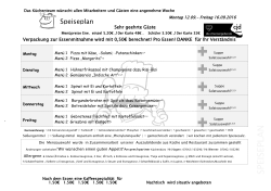speiseplan - CJD Kaltenstein