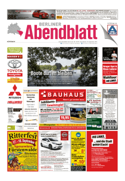 Bootedürfenbleiben - Berliner Abendblatt