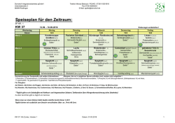 Mensa-Speiseplan für die Woche vom 12.09.2016