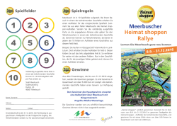 Heimat shoppen Rallye - Blickpunkt Meerbusch
