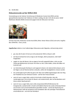 Diskussionsrunde auf der NORLA 2016