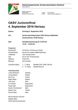 Einl. Juniorenfinal