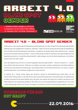 Blind Spot Gender - Friedrich-Ebert