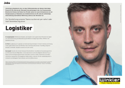 Logistiker - Winkler Multi Media Events