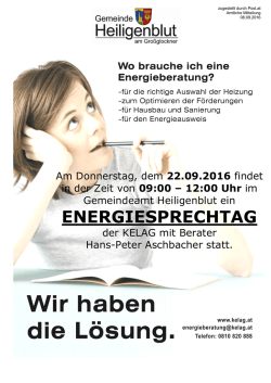 Sehr verehrte Gemeindebürger