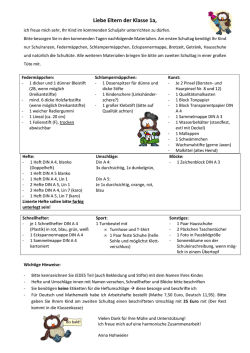 Materialliste 1a 2016-17