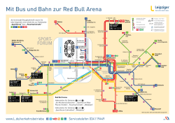 Mit Bus und Bahn zur Red Bull Arena