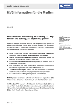MVG Museum - Stadtwerke München