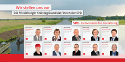 Wir stellen uns vor - SPD