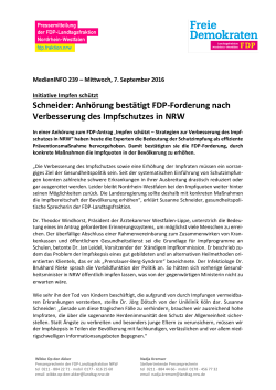 Schneider: Anhörung bestätigt FDP
