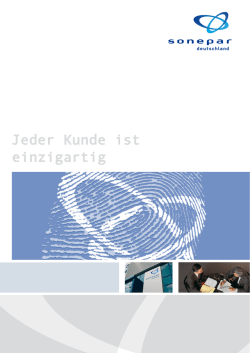 Jeder Kunde ist einzigartig