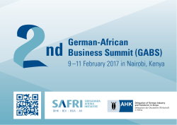 German-African Business Summit (GABS)