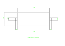 98 40 6 8 6 8 nicht bemaßte Fasen 1x45 3:2 - HIT