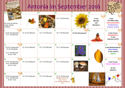 September - Antonia Hildesheim