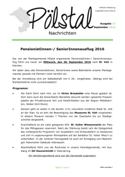 Ausgabe 2016/15 - Gemeinde Pölstal