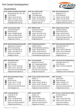 Ihre Carado-Handelspartner Deutschland