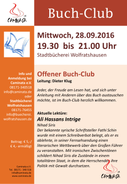 Buch-Club - Wolfratshausen
