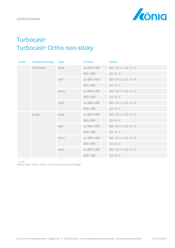 Turbocast® Turbocast® Ortho non-sticky