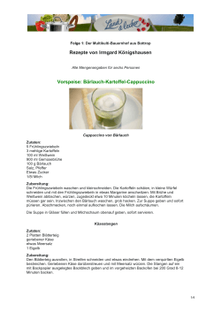 Die Rezepte von Irmgard Königshausen als PDF [PDF, 342,1