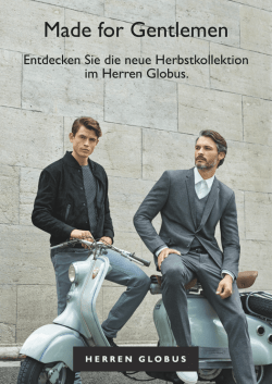 Herren Globus Herbstkollektion WS16_Aarau