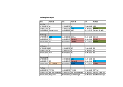 Hallenplan 16/17