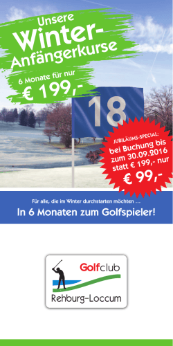 Winter - Golfclub Rehburg