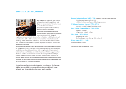Heute ist er stellvertretender Organist in mehreren Kirchen der