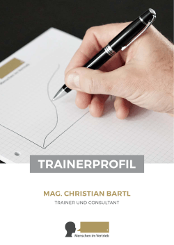 trainerprofil - Sales Academy