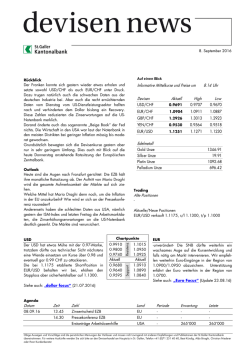 Informative Mittelkurse und Preise um 8.14 Uhr Devisen Aktuell High