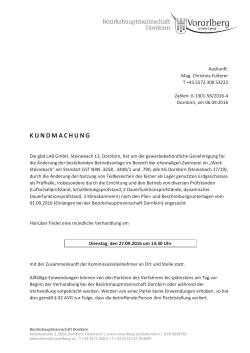 gbd LAB GmbH, Steinebach 13, 6850 Dornbirn