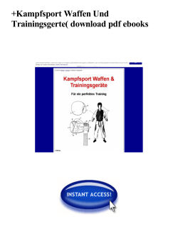 +Kampfsport Waffen Und Trainingsgerte( pdf ebooks