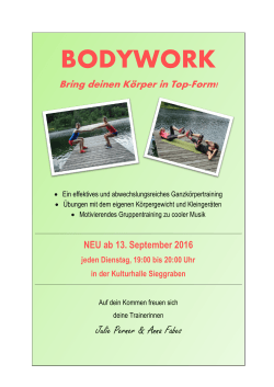 bodywork - Turnverein Sieggraben
