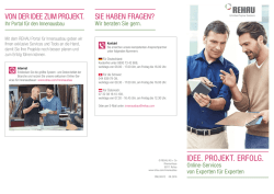 iDee. PrOJeKt. erFOlg.
