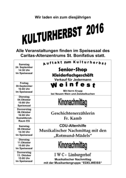 Senior-Shop - Caritas Altenzentrum St. Bonifatius