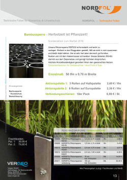 Bambussperre – Herbstzeit ist Pflanzzeit! 13