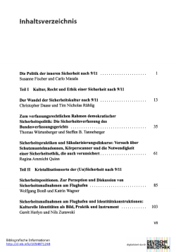 Inhaltsverzeichnis
