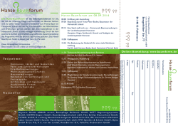 Hanse-Baumforum - Datenbankgesellschaft mbH