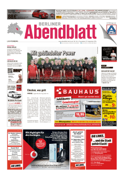 MitgebündelterPower - Berliner Abendblatt