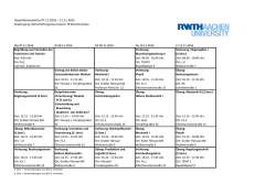 Hospitationswoche 07.11.2016 &ndash; 11.11.2015