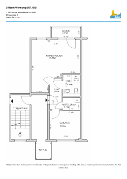 Grundriss 2-Raum Wohnung