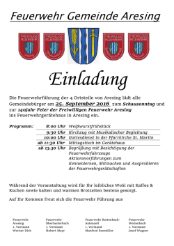 Feuerwehr Gemeinde Aresing