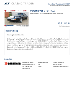 Porsche 928 GTS (1992) 43.911 EUR
