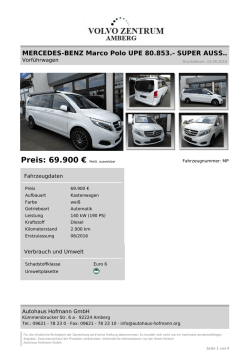 Inserat drucken - Volvo Zentrum Amberg