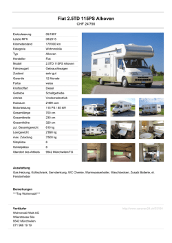 Fiat 2.5TD 115PS Alkoven